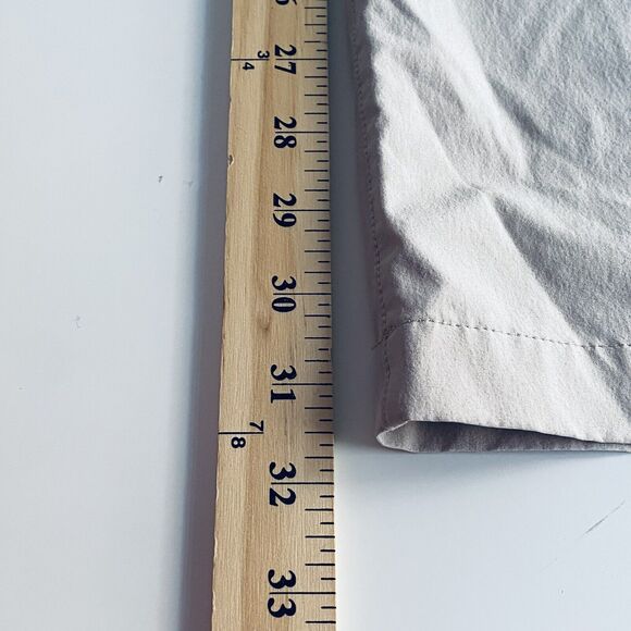 Eddie Bauer Pants Size 10 Tan Roll Tab Hem Convertible Hiking Outdoor Gorpcore - Picture 5 of 11